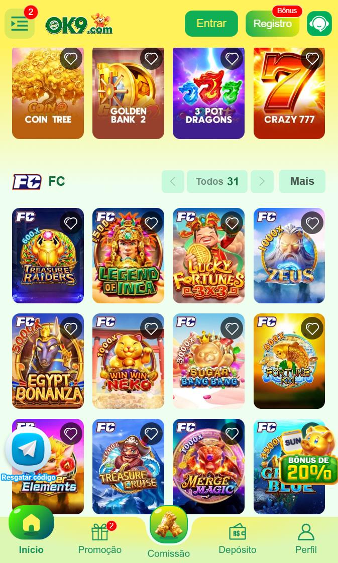 Bônus e Promoções