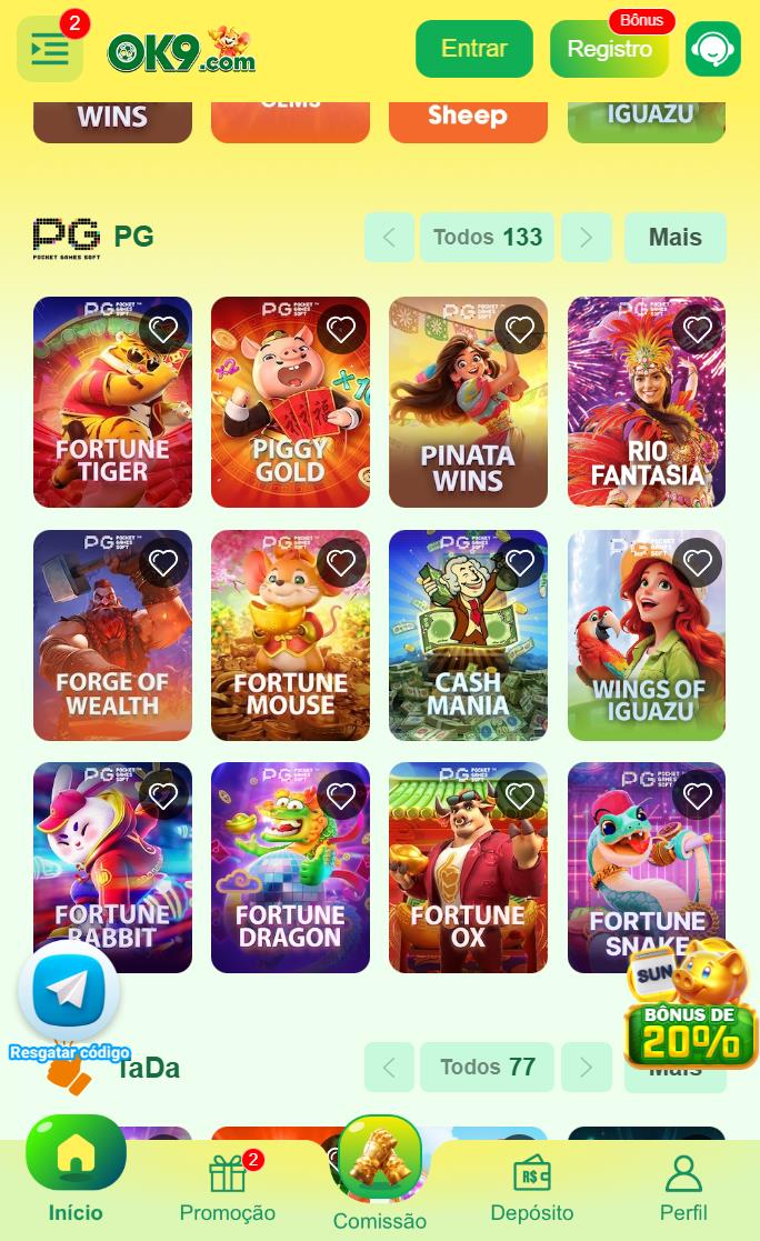 Variedade de Jogos Online Oferecidos